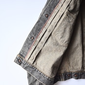 INTÉRIM / SHABBY VINTAGE "2ND" SHUTTLE DENIM SIDE PANEL JACKET