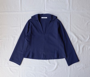 susuri コクスンブラウス (Prussian Blue / size:1)