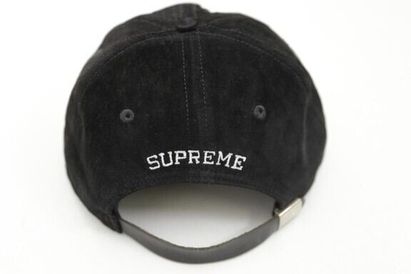 Supreme 16AW SUEDE S LOGO 6-PANEL CAP BLACK 25JD5834 | BRAND 