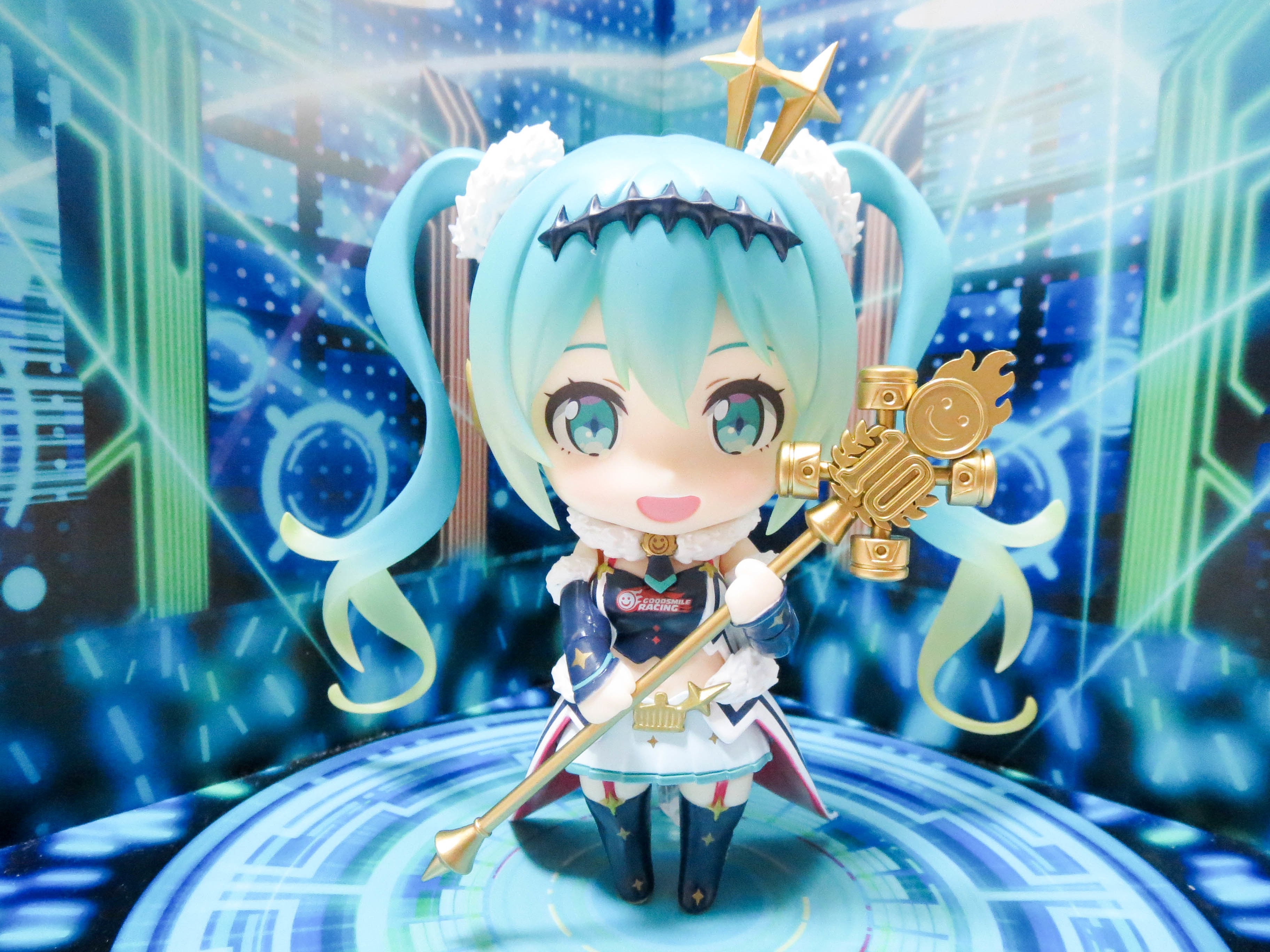 ねんどろいど　レーシングミク　まとめ売り 898】 レーシングミク 2018Ver. 髪パーツ ツインテール ねんどろいど