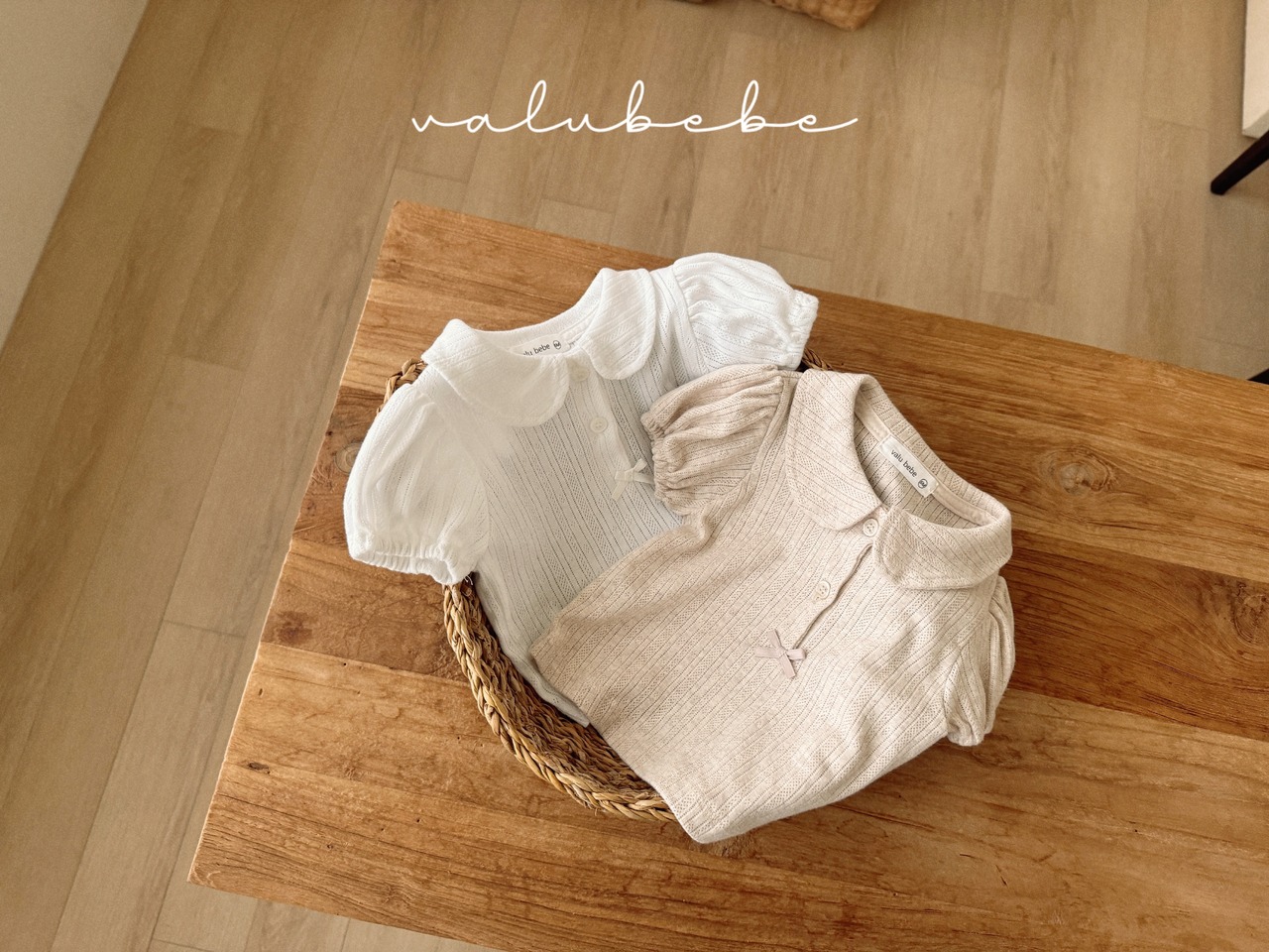 【取寄/韓国直送】26/SM アイレット ドゥンカ パフTシャツ｜夏服｜ベビー服｜韓国子供服