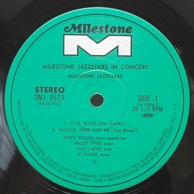 Sonny Rollins / McCoy Tyner / Ron Carter / Milestone Jazzstars In Concert [SMJ-9528~9, M 55006] - 画像5