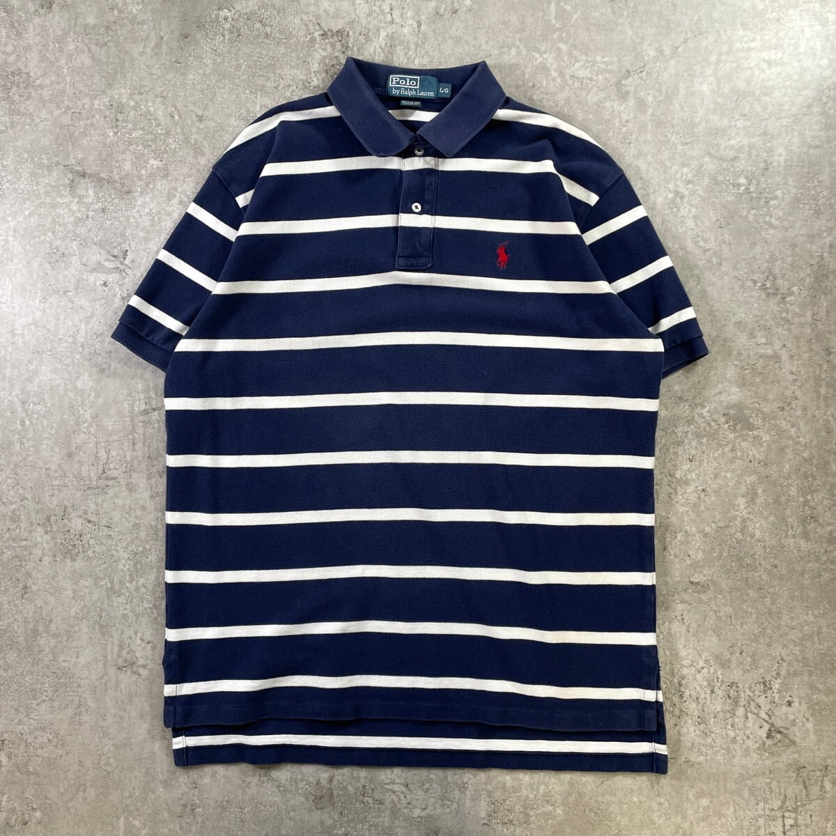 ポロラルフローレン　ポロシャツ　90s オートレーシング　L ヴィンテージ 希少 90年代 ビンテージ Polo by Ralph Lauren ポロラルフローレン