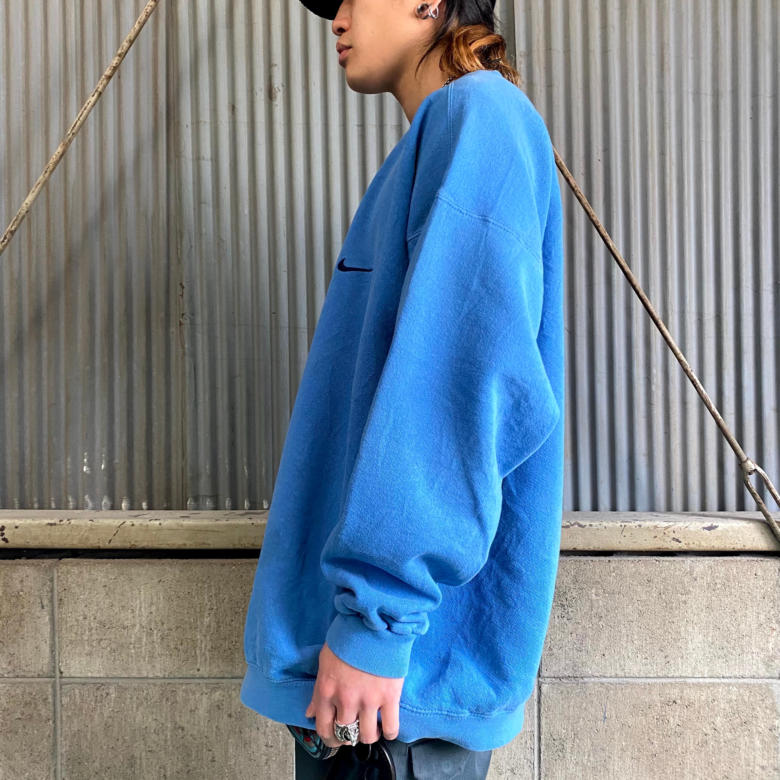 NIKE ナイキ ビッグ スウォッシュ スウェット vintage 銀タグ 90