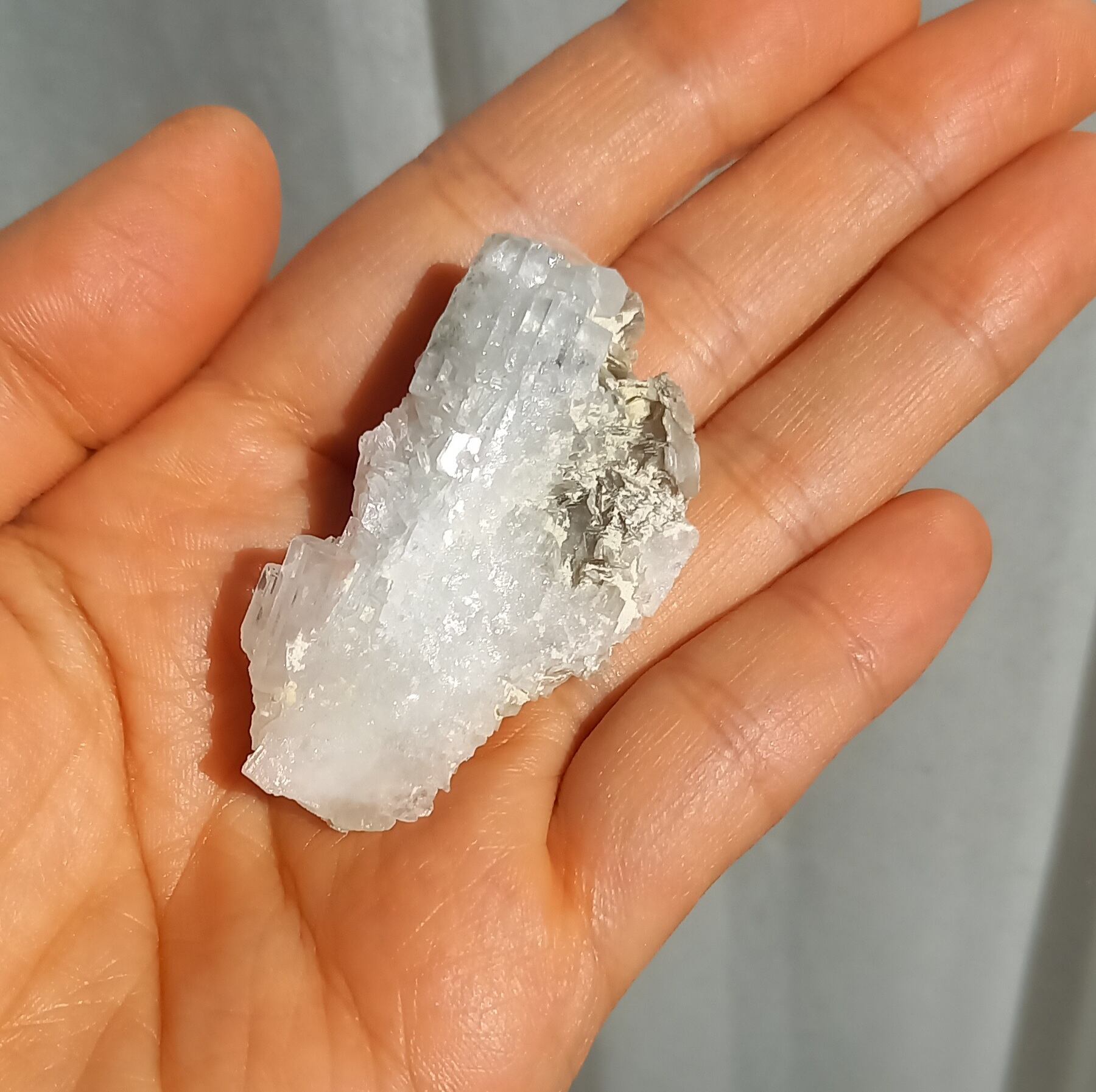 アクアマリン原石 マイカ共生 | tori_planet_stones