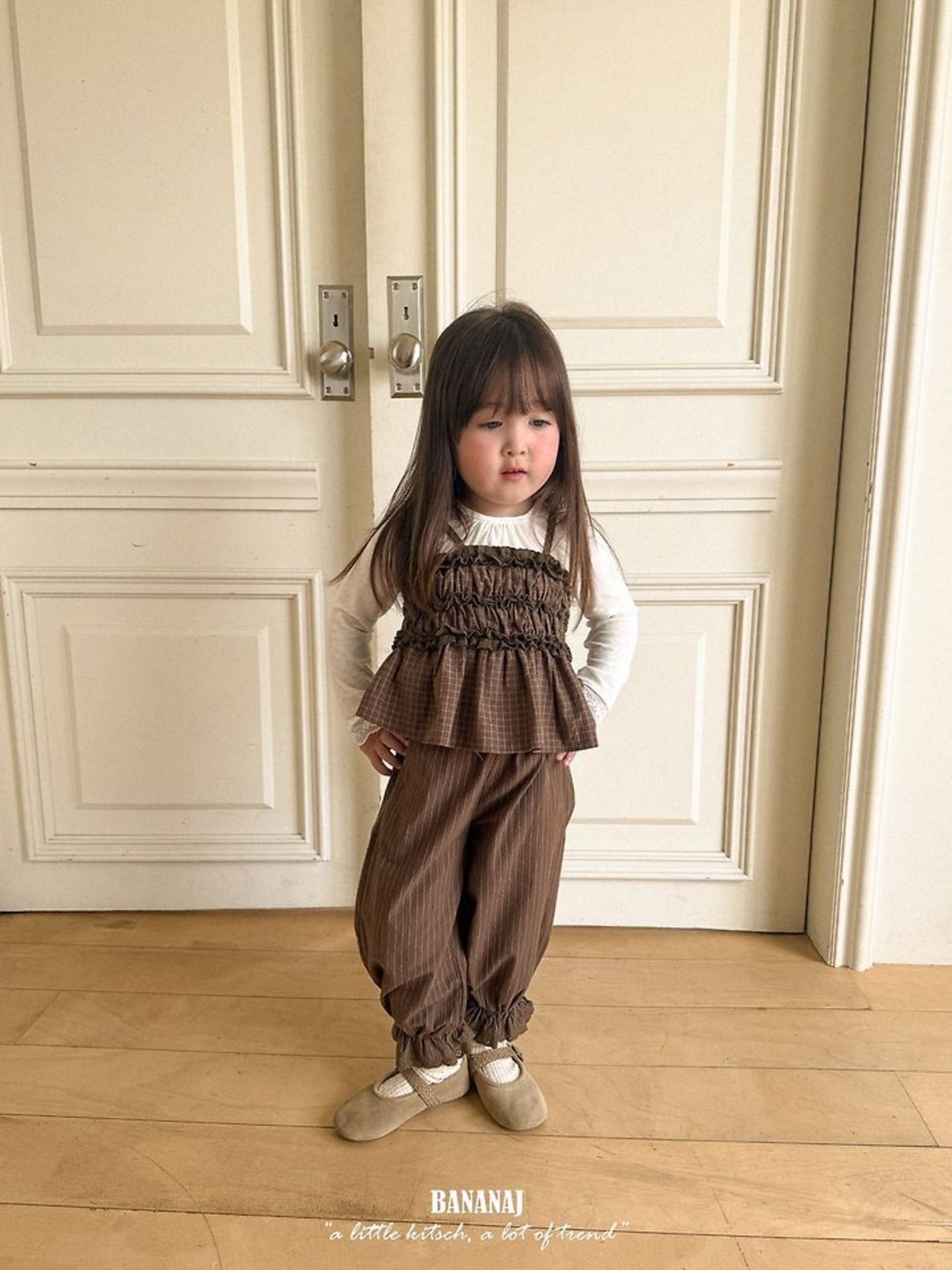 韓国子供服 / BANANA J / 26Autumn / ドロシー ブラウス / 秋服 / キッズ *XS~JS*
