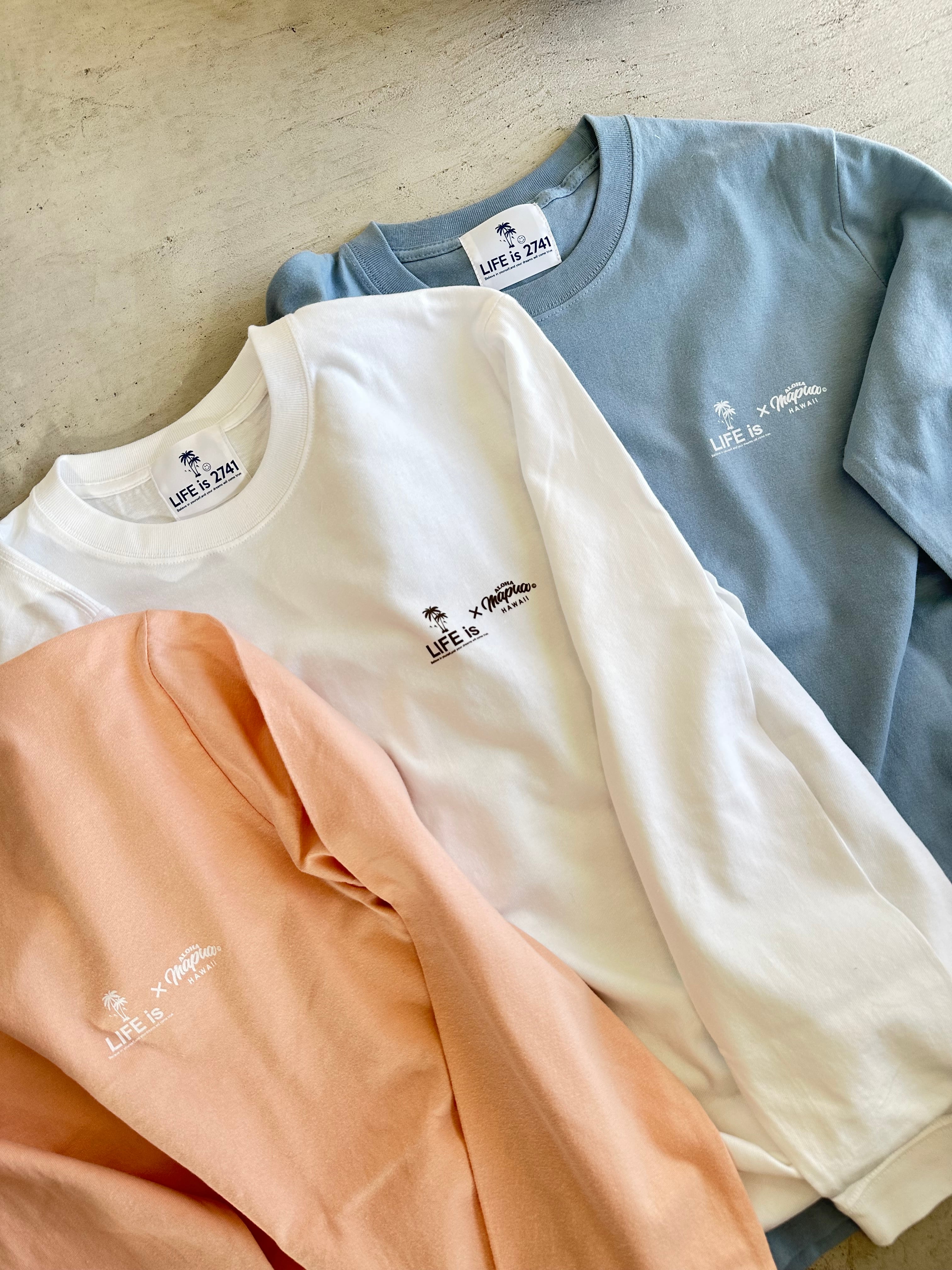 LIFE is × mapuaコラボ Lani ロンT ¥7,990(8,789)