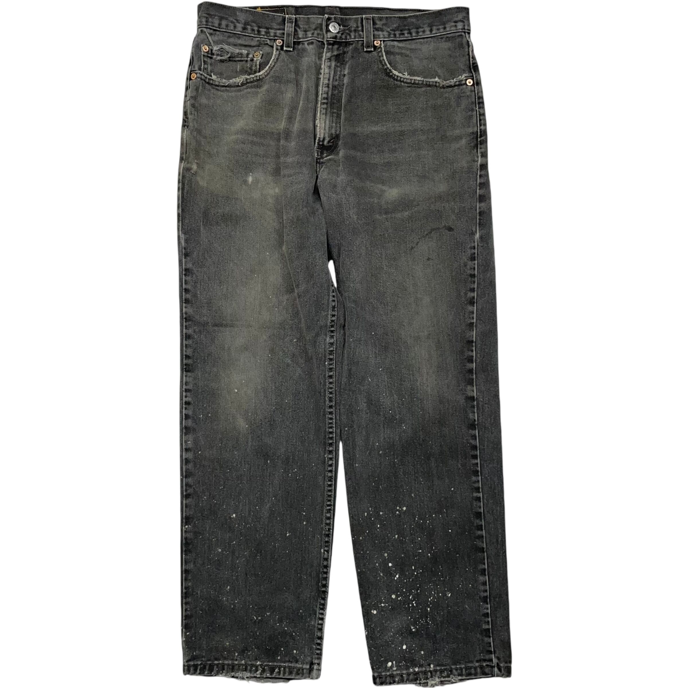 《実寸W33 L29》Levi's リーバイス ブラックデニム 550 USA製 no.4352