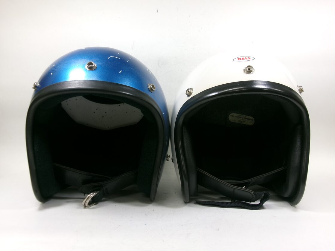 最初期！70s BELL R-T ジェットヘルメット 7 1/8 目深加工済み M 
