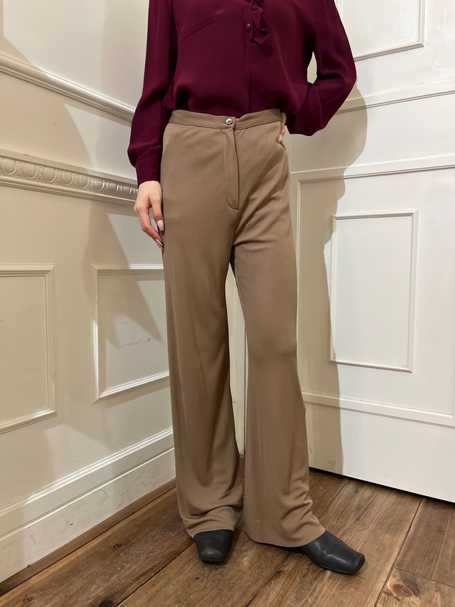 Salvatore Ferragamo / vintage beige slacks pants