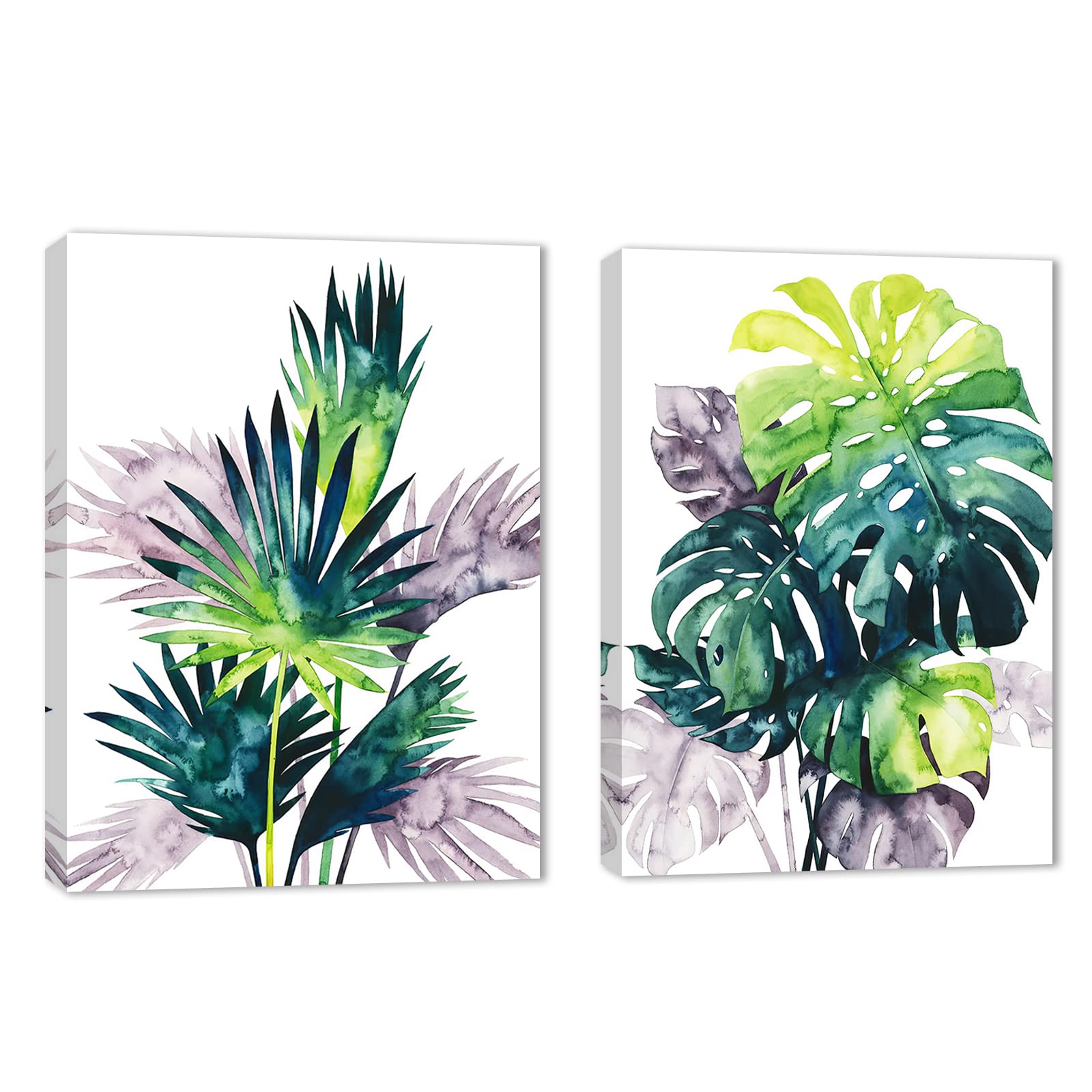 【新着特価】植物 絵画 緑の葉 ポスター ボタニカル アート フレーム パネル モダン 絵 インテリア おしゃれ 部屋飾り 廊下 リビングルーム ベッドルーム 現代 壁絵 壁掛け キャンバスアート モダン 木枠付きの完成品 飾り絵 プレゼント 装飾画