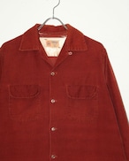 ~50s TOWNCRAFT Corduroy Open Collar Shirt