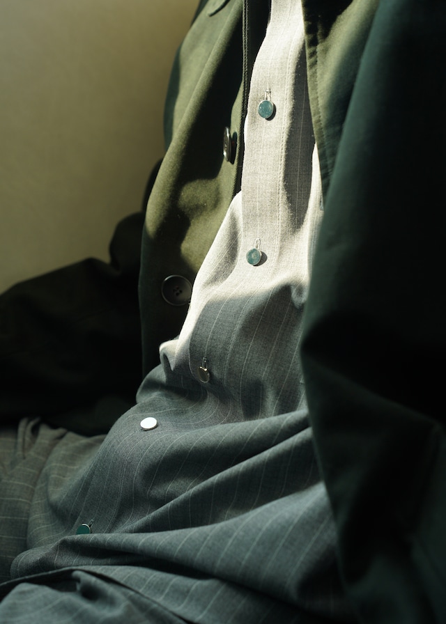 SASAKI SATORU 26SS 2 pocket curve sleeve shirt