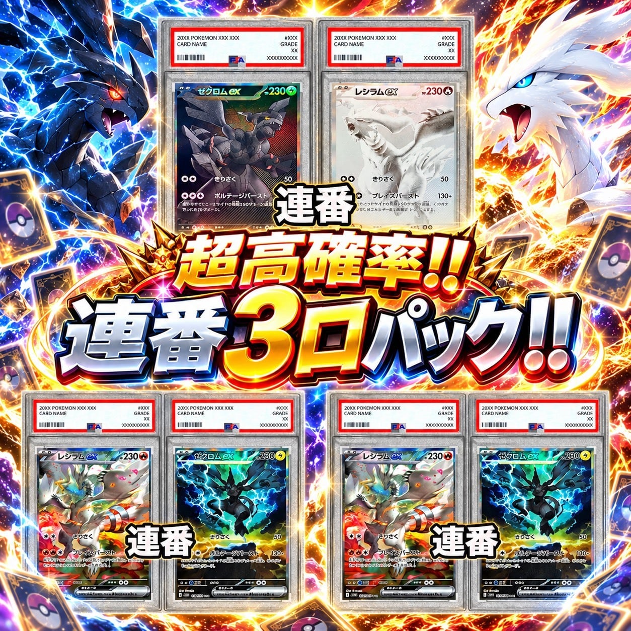 ポケカ】超高確率!! エリカの連番 PSA10 オリパ !10/09-8 | エリカの