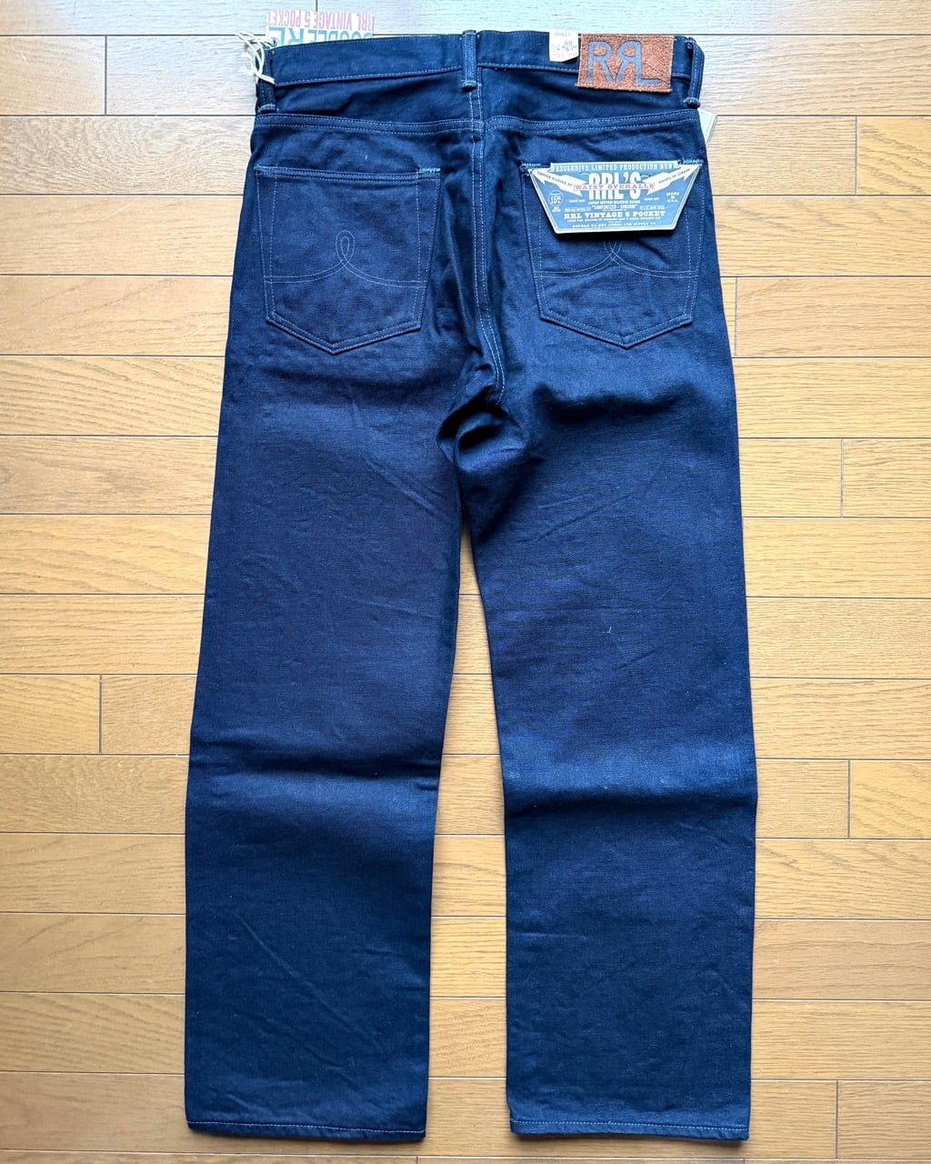 新品 RRL 限定品 アメリカ製 ビンテージ5ポケットデニム W30-L30