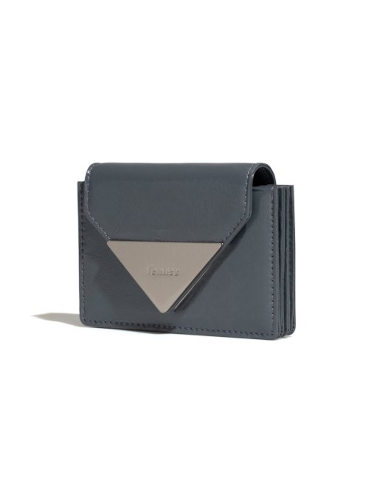 [FENNEC] CRINKLE TRIANGLE ACCORDION POCKET PLUS D - DARK GREY | もごつ