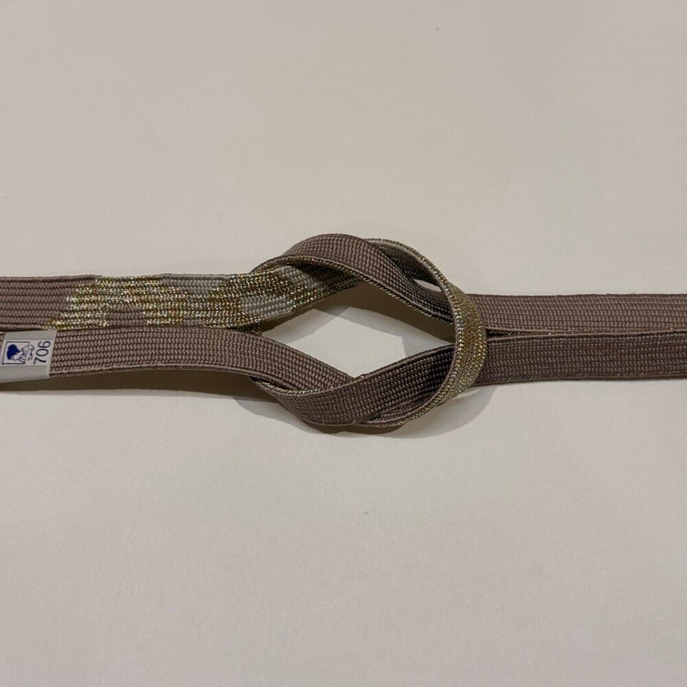 帯締め 新品 帯締め 帯〆 高麗組 手組み帯締め 平組 紫 礼装用 訪問着 色無地 正絹 絹100% 和装小物 6536