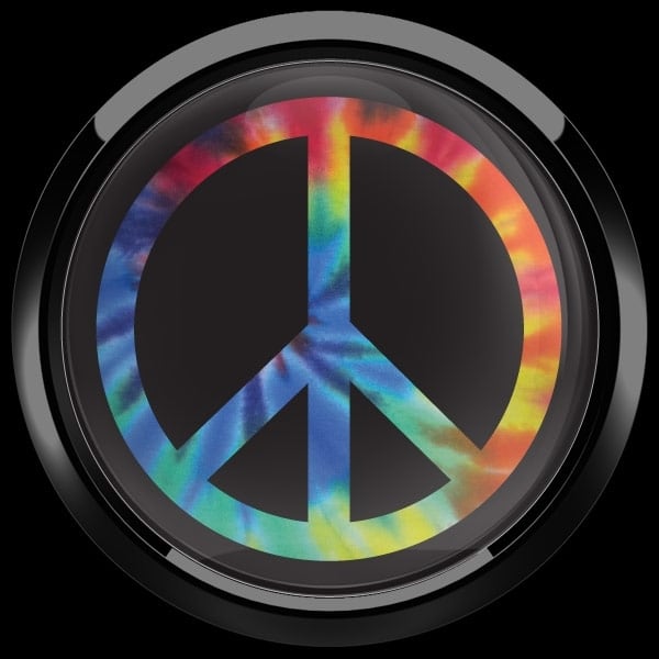 ゴーバッジ(ドーム)（CD1079 - PEACE TIE DYE） - 画像2