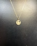 ladies' / K18YG. イニシャル&♡smile necklace