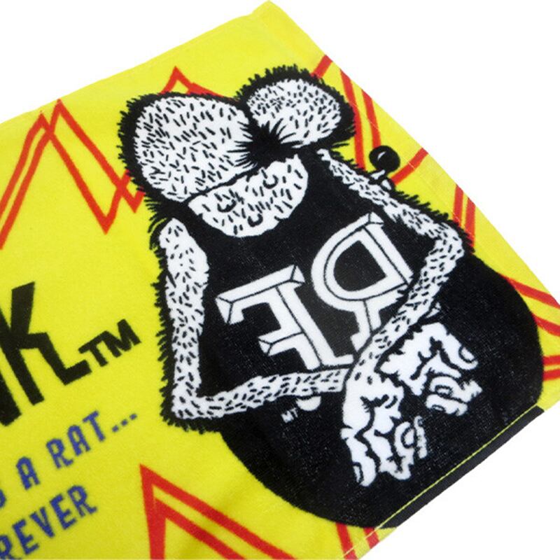 RAT FINK ラットフィンク フェイスタオル（イエロー） | ガボット