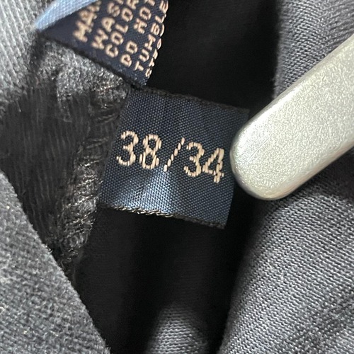 90s Polo by Ralph Lauren 38/34 ネイビーチノパンツ 詳細写真6