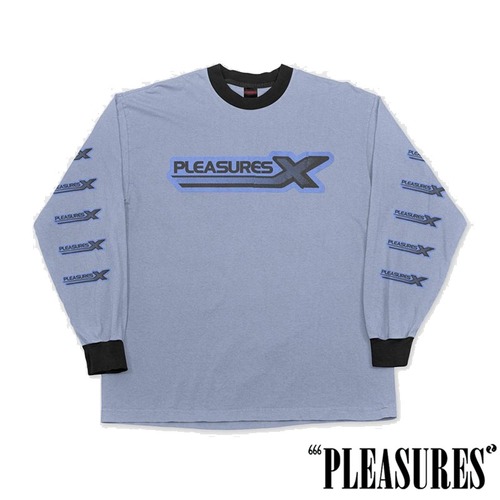 【PLEASURES/プレジャーズ】PLEASURES X LONG SLEEVE 長袖Tシャツ / SKY / SP26-13961