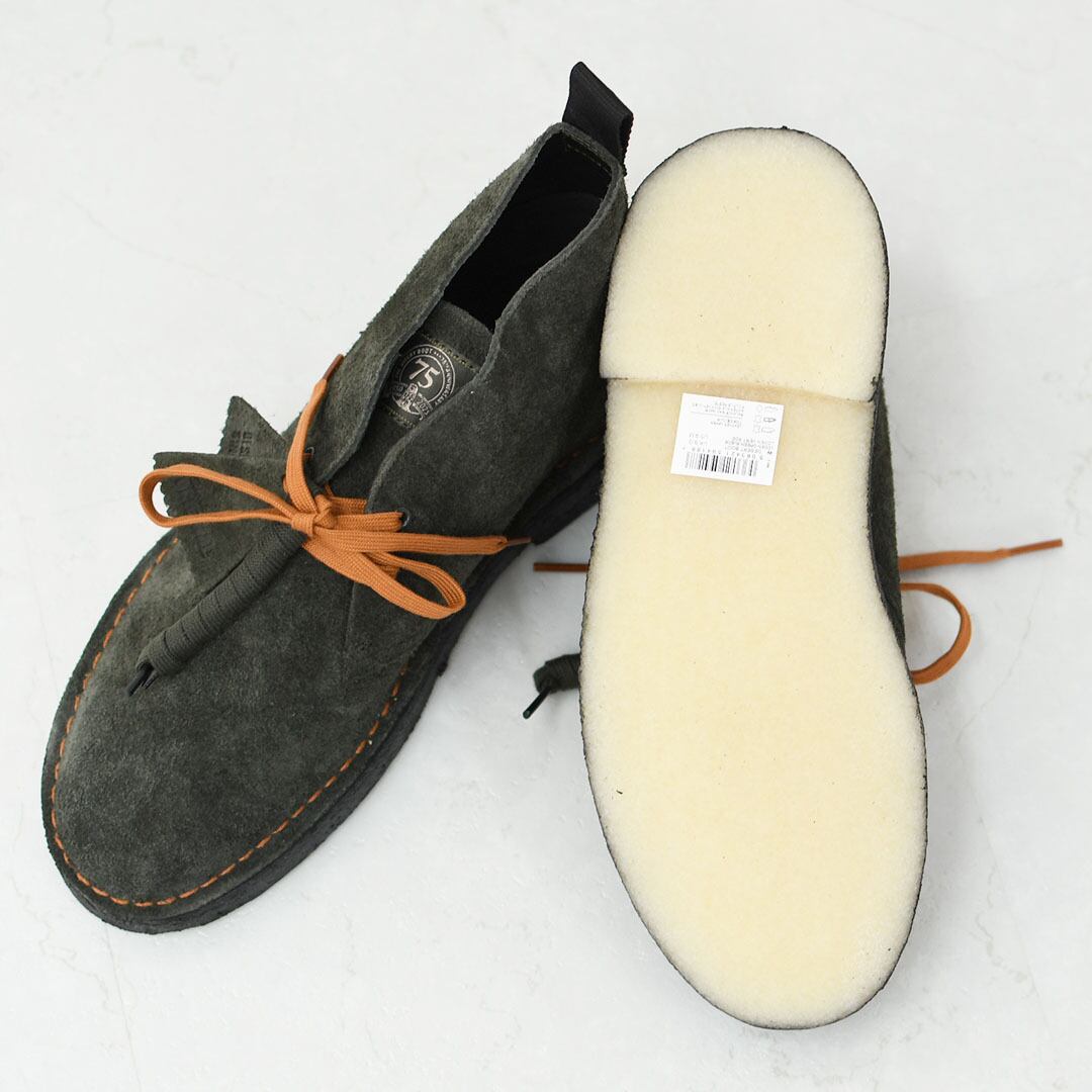 Clarks [クラークス正規販売店] Desert Boot -Loden Green Suede