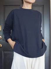 homspun （ホームスパン）30/1天竺BIG L/S Tシャツ
