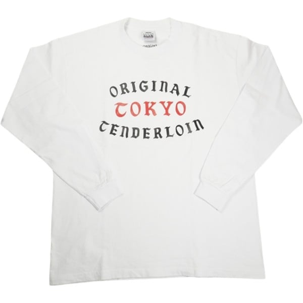 Size【XL】 TENDERLOIN テンダーロイン 直営店限定TEE L/S OTT WHITE