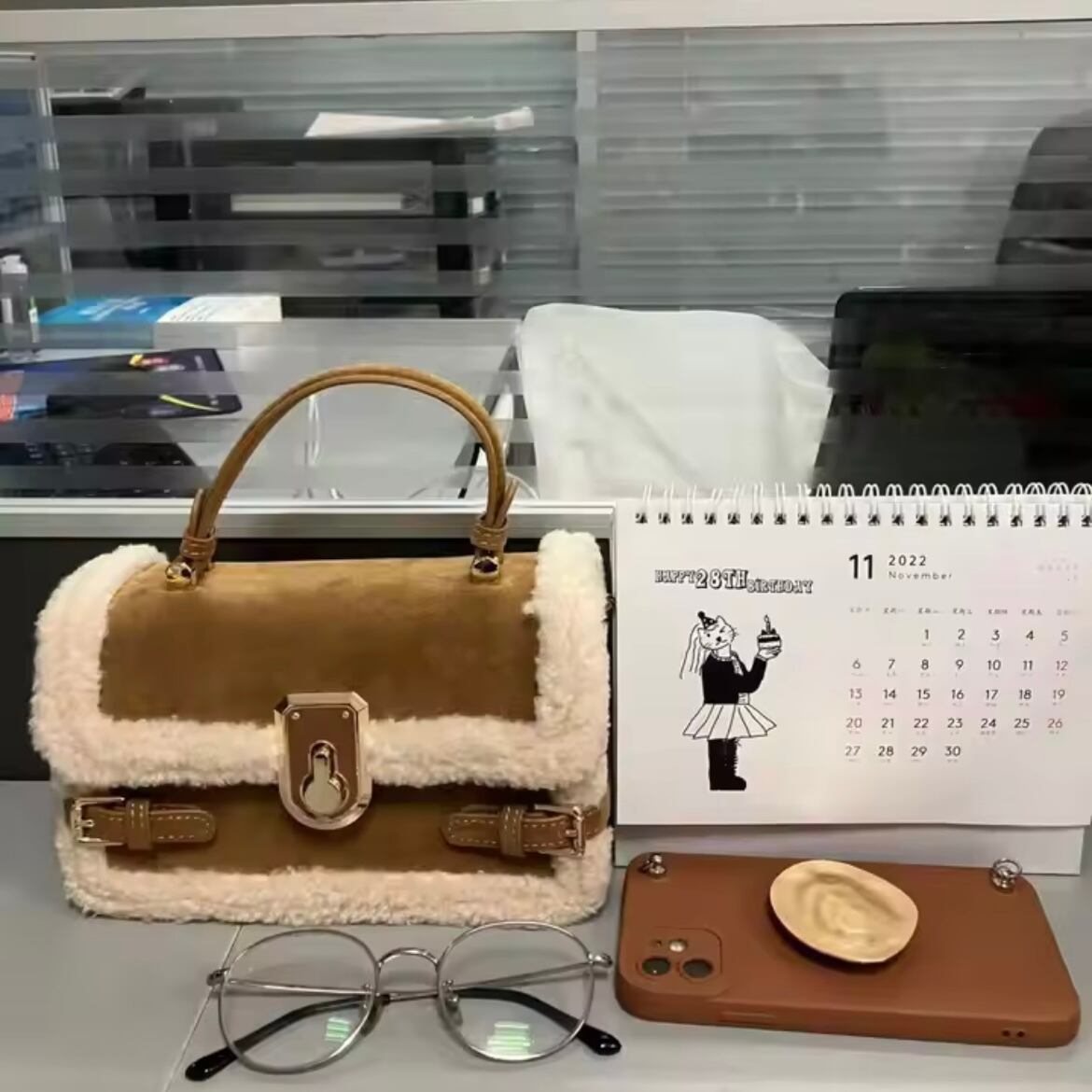 mouton square mini bag