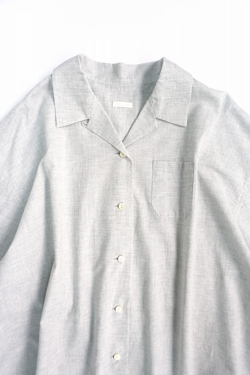 OG Co. Li. Chambray Open Collar Shirt
