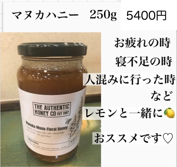 NATIVE NZマヌカハニー +10 250g