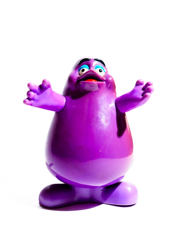 1993 McDonald's Grimace Meal Toy