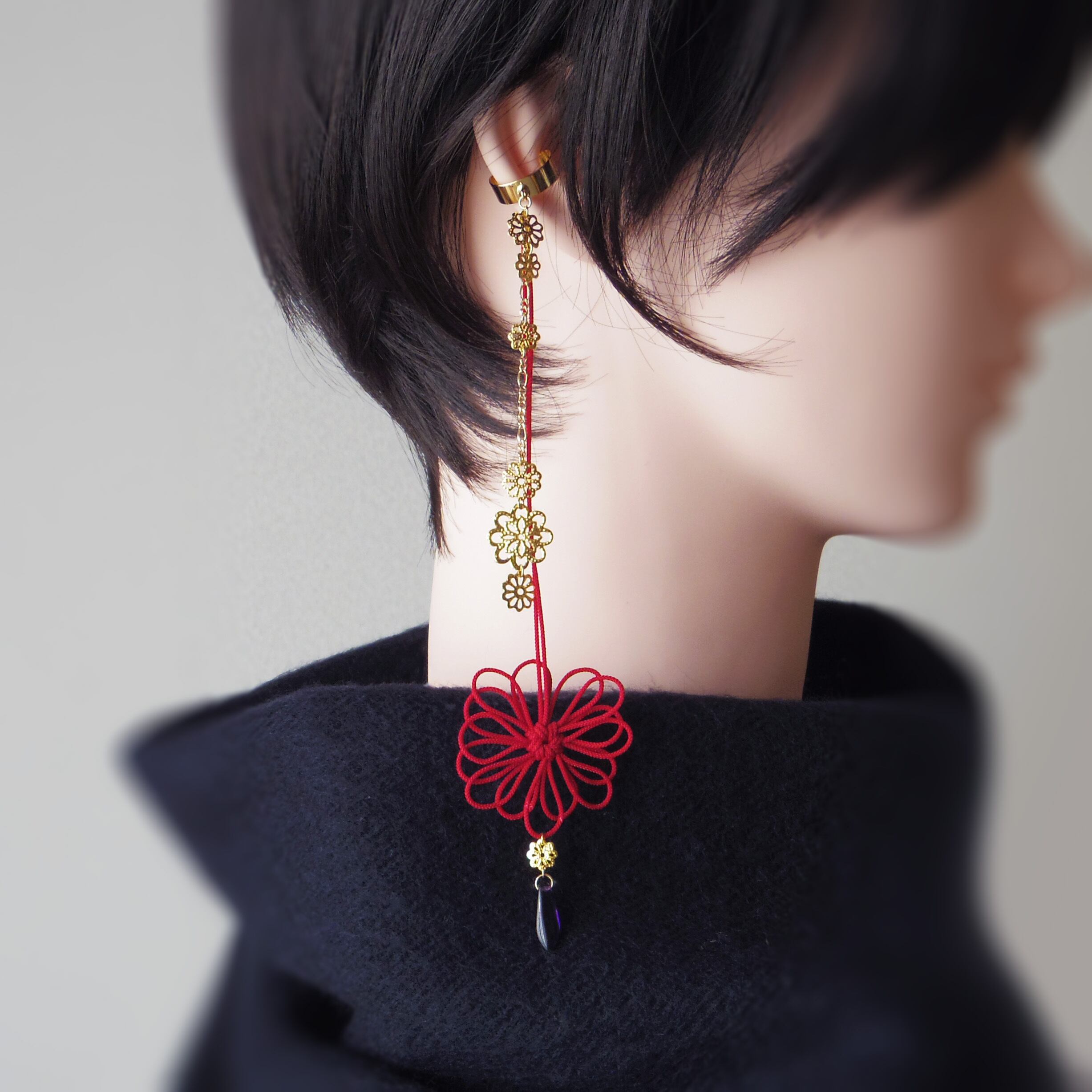 かたっぽイヤーカフ「ヒカリキザム」