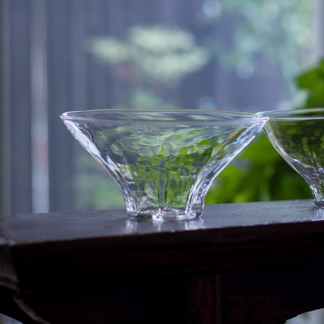 八角底深鉢（ガラスの器・小鉢・碗）／小宮 崇