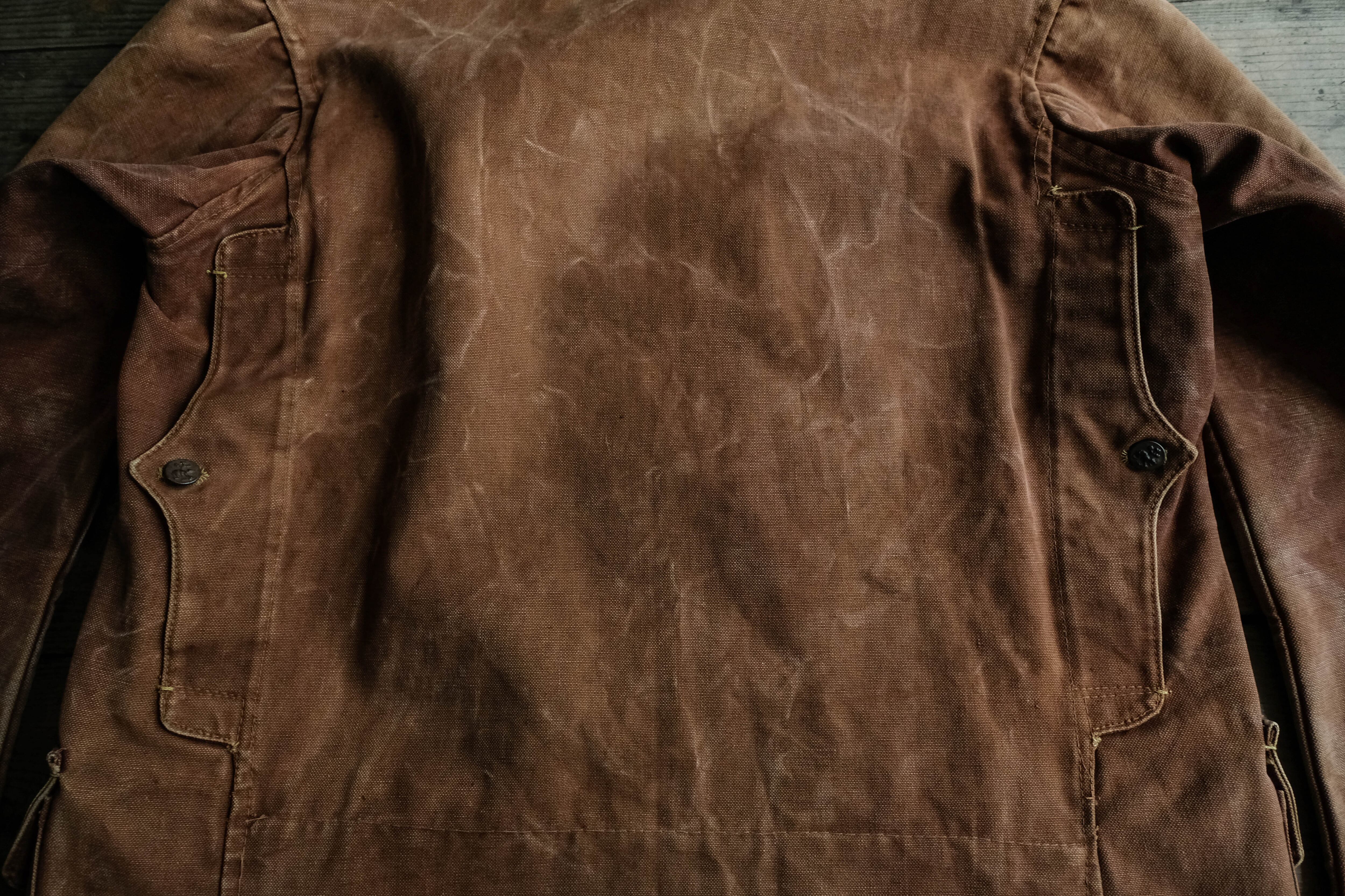 1920-30s コットンリネンキャンバスハンティングジャケット | Pay ID
