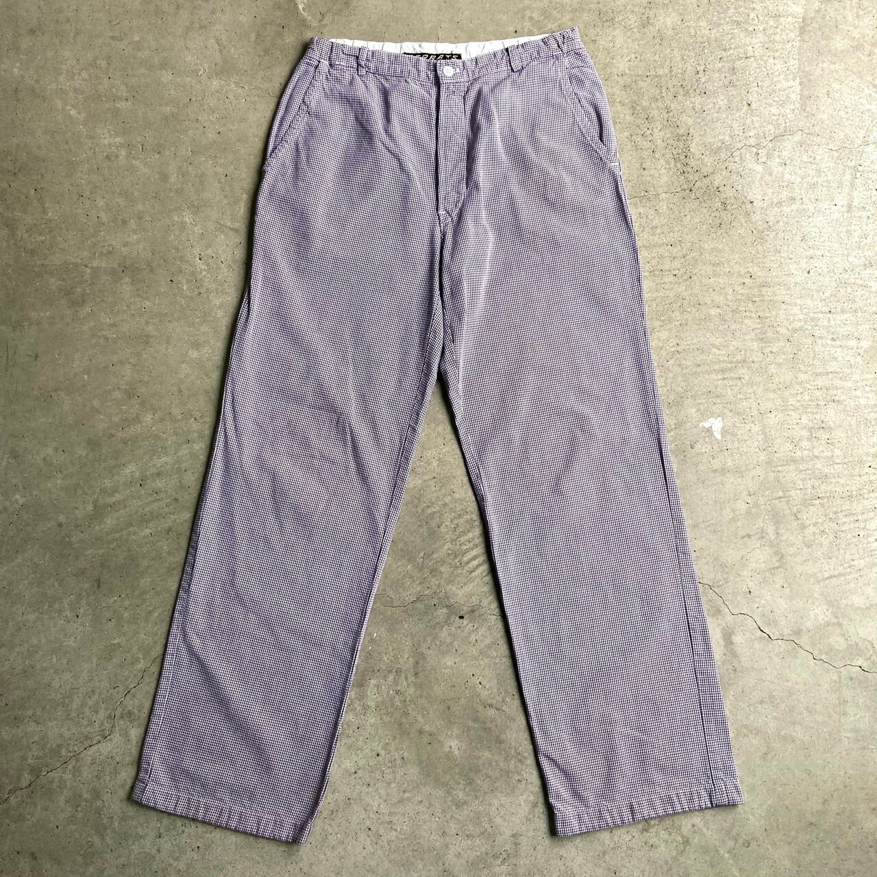 Molinel モリネル 千鳥格子柄 ユーロワーク シェフパンツ コックパンツ 