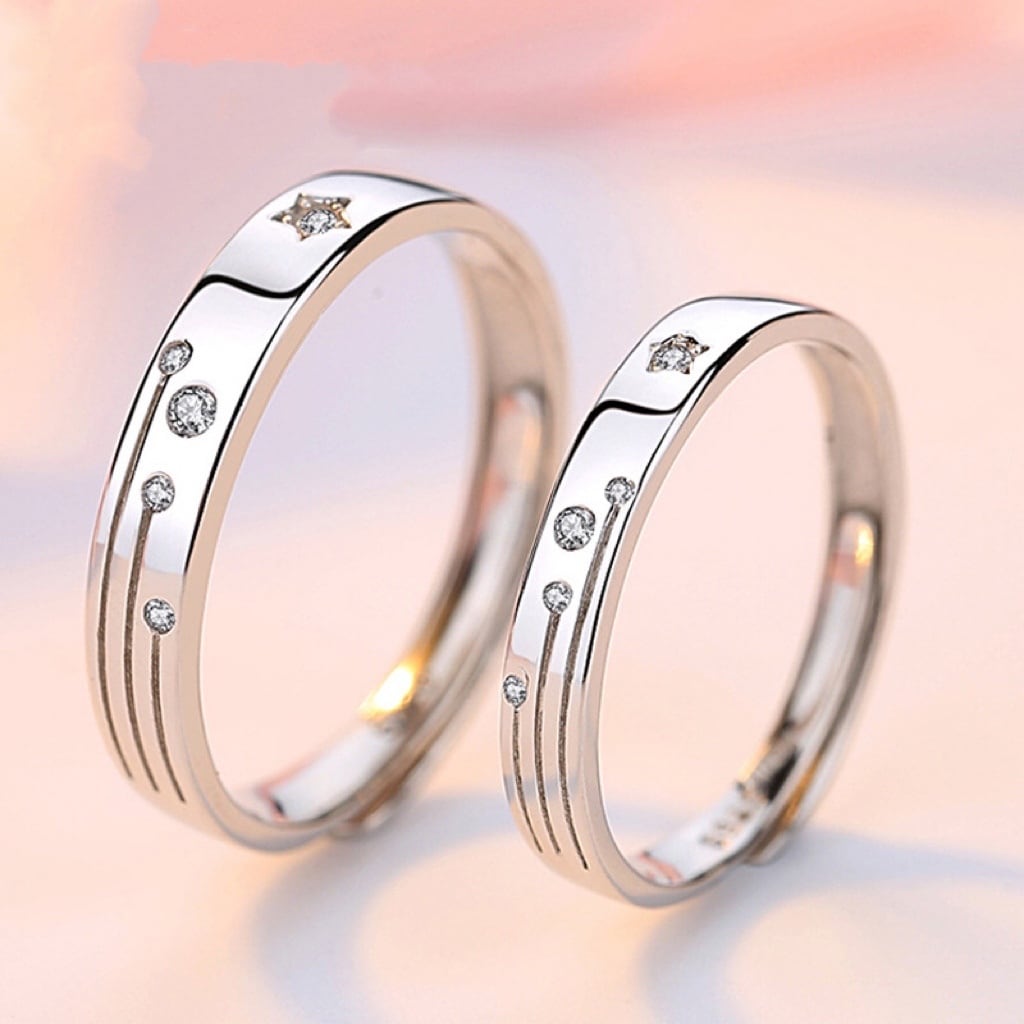 カップルペアリング フリーサイズ【セット】結婚指輪 S 925 シルバー