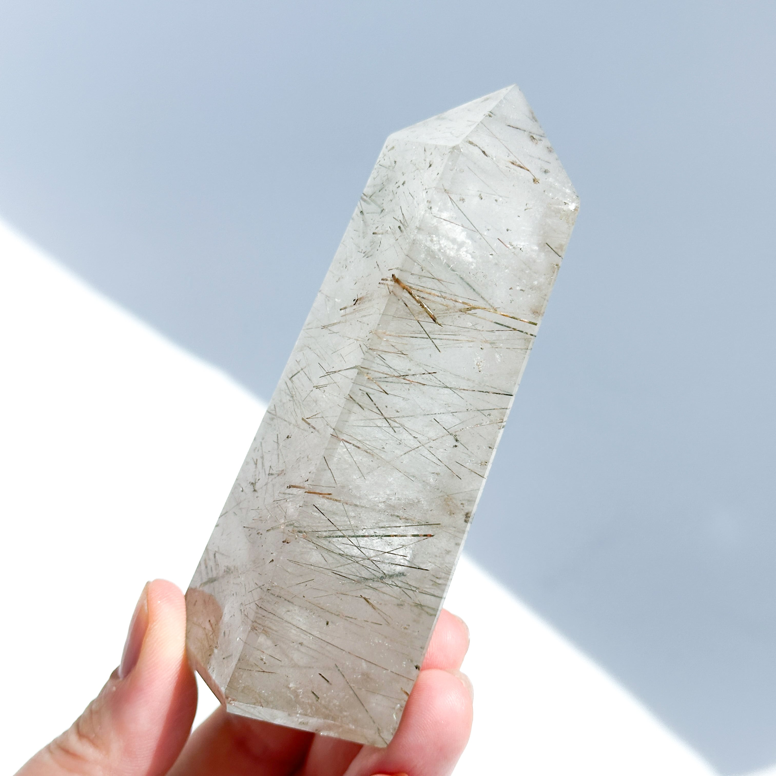 マルチルチルクォーツ タワー 04◇ Multi-Rutile Quartz ◇天然石