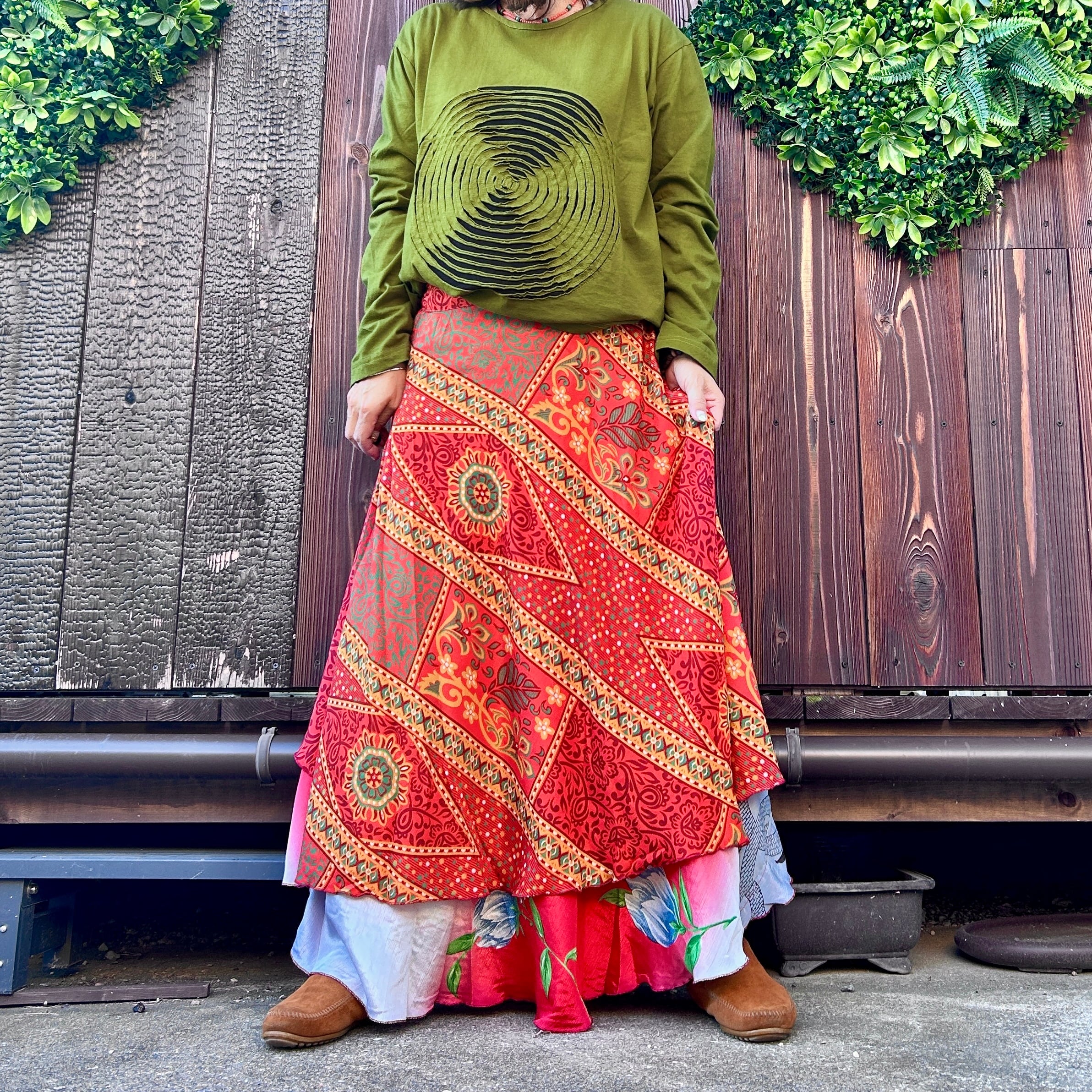 ご成約済 エミリオプッチ シルクラップ巻きスカート ご成約済 エミリオ