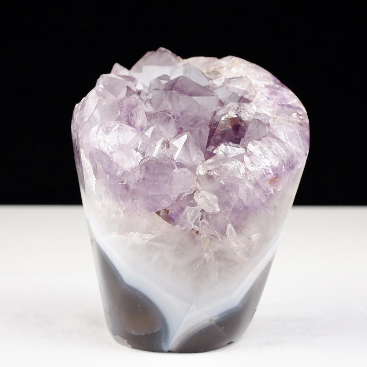 1.1Kg アメジスト クラスター アメジスト 原石 ウルグアイ産 花型 フラワー amethyst 一点物 282-758
