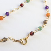 おしゃれに明るく日常使い！マルチカラー メガネ留め ネックレス ne1013