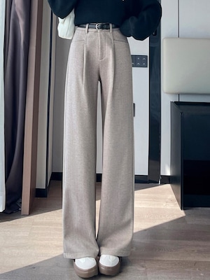 920290 ウールライクタックパンツ