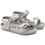 ［BIRKENSTOCK］Rio／リオEVA キッズ｜Metallic Silver（メタリックシルバー）