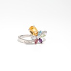 半貴石  デザインリング pt900 / 1.110ct / DA 0.09ct