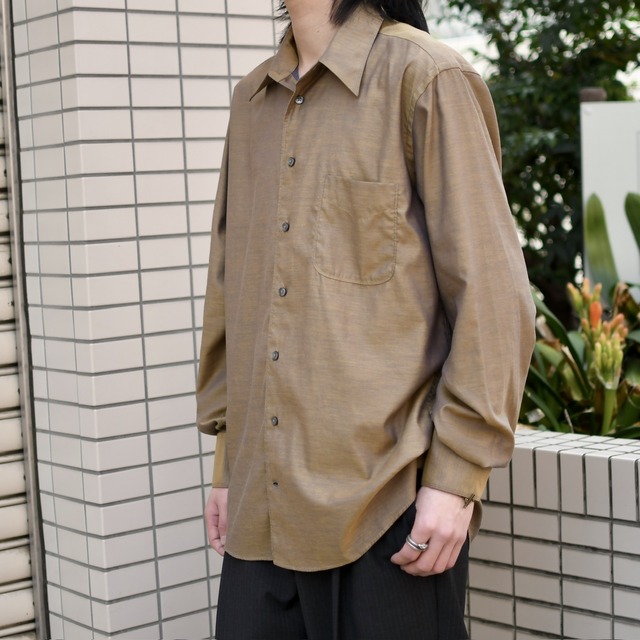 DEVRED iridescence dress shirt brown