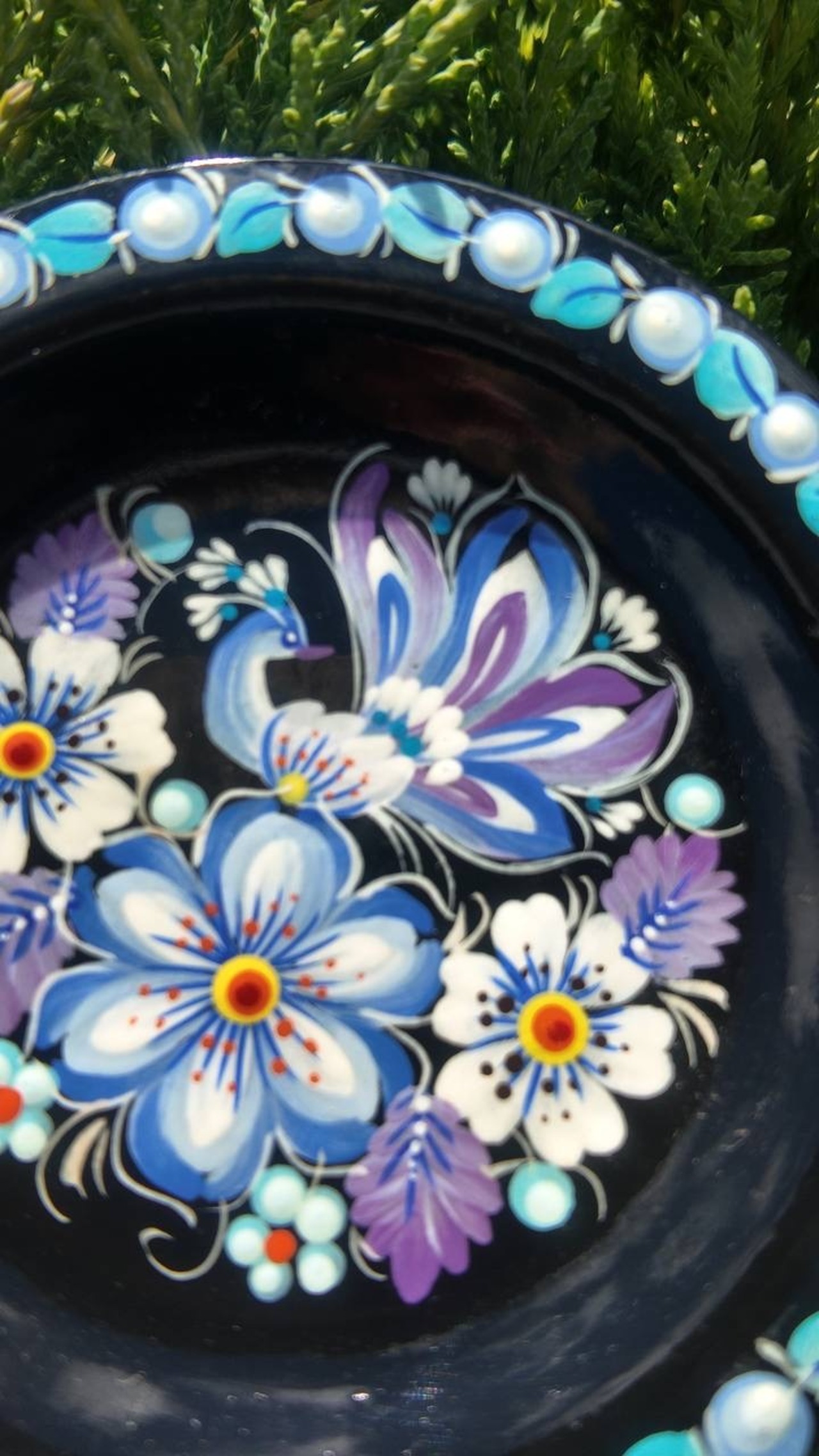 ペトリキフカ・プレート 10cm （Khomenko） - 2