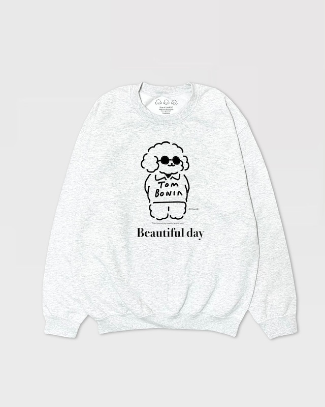 Beautiful day Sweat shirts Gray