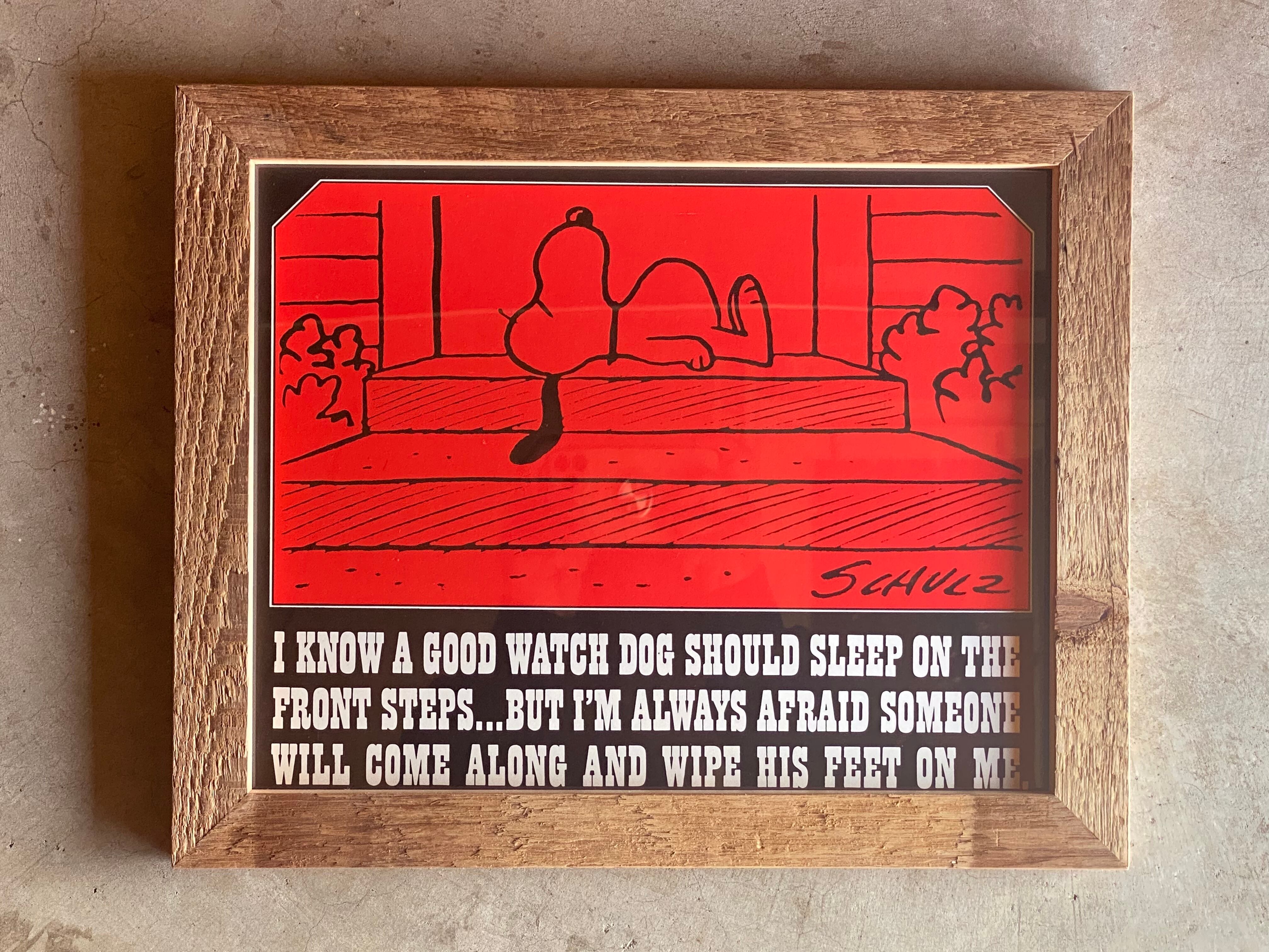 60s PEANUTS DATE BOOK POSTER FRAMING【36】