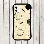 受注生産 iPhoneケース 黒丸と線記号のタリスマン柄｜タリスマン TALM052B